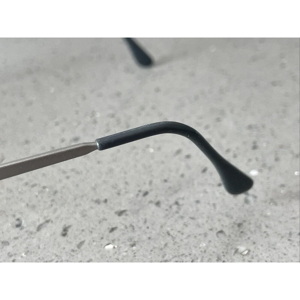 Marchon Leonard Natural Eyeglasses Frames ONLY 53-20-135 metal full rim aviator